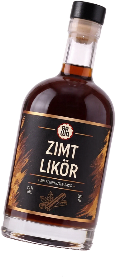 BAWA Zimt Likör auf Schwarztee-Basis, 0,5 l